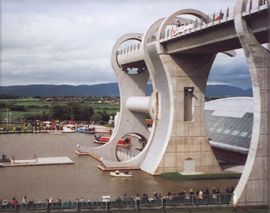 Falkirk wheel, Scotland.